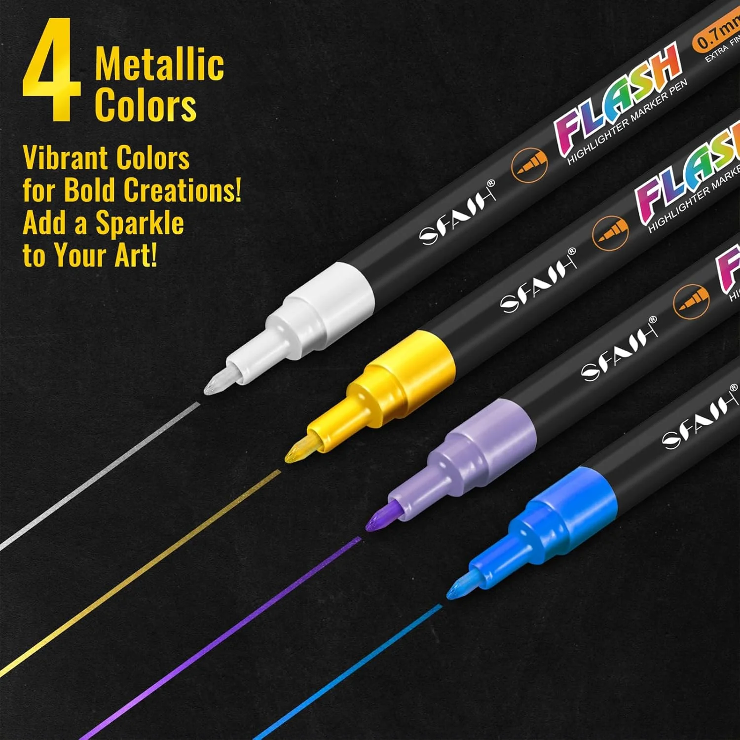 SFAIH Liquid Chalk Markers - 24 Colors 0.7-1mm