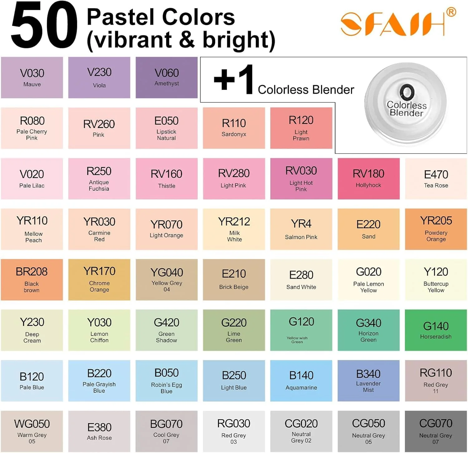 SFAIH Alcohol Markers Chisel & Fine - 51
