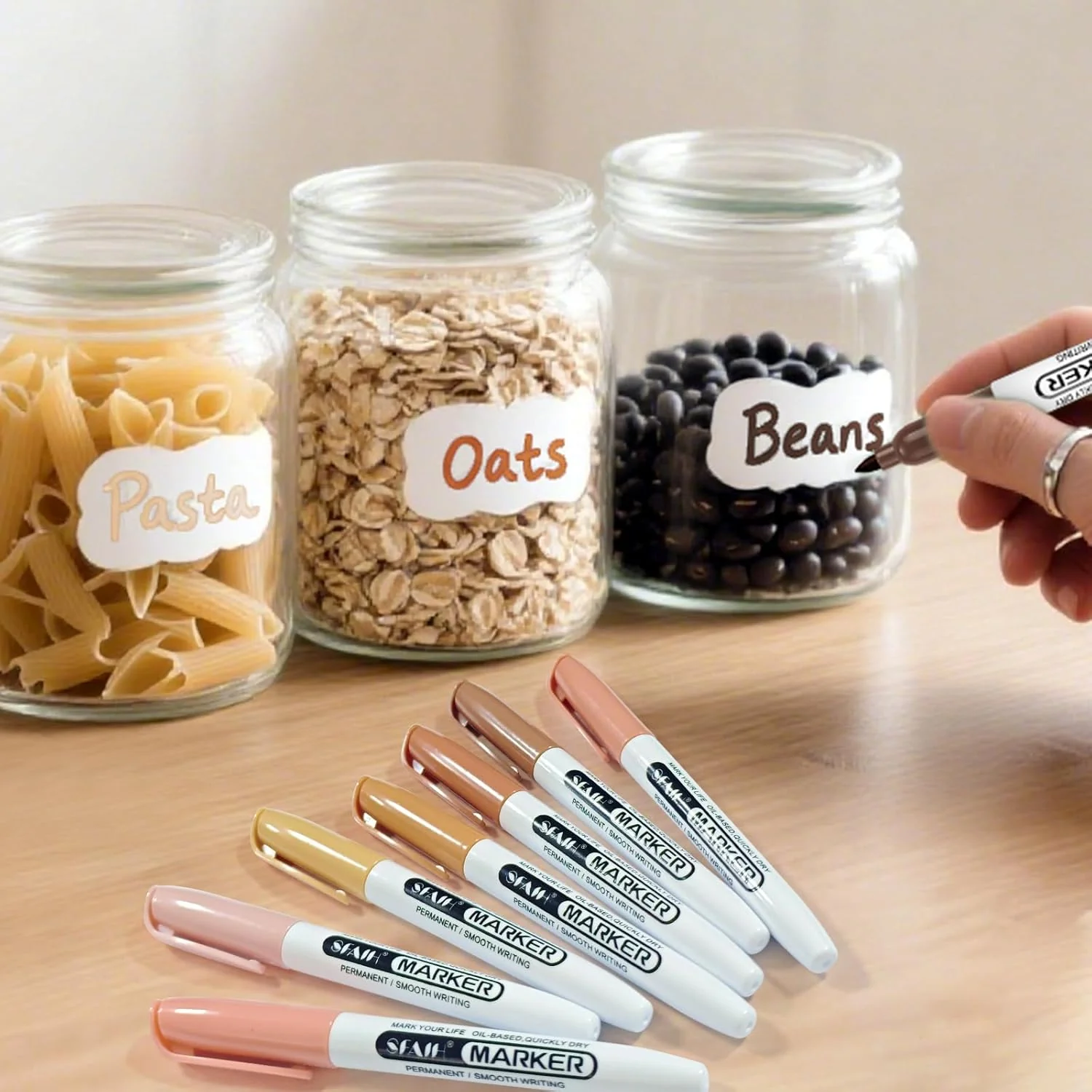 SFAIH 24 Skin Tone Permanent Markers - Assorted