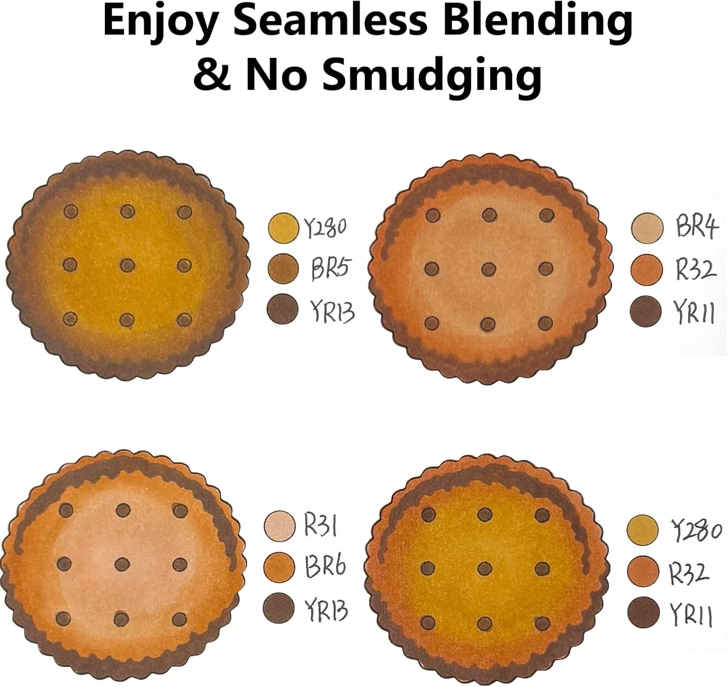 SFAIH Skin Tone Alcohol Markers Brush & Fine