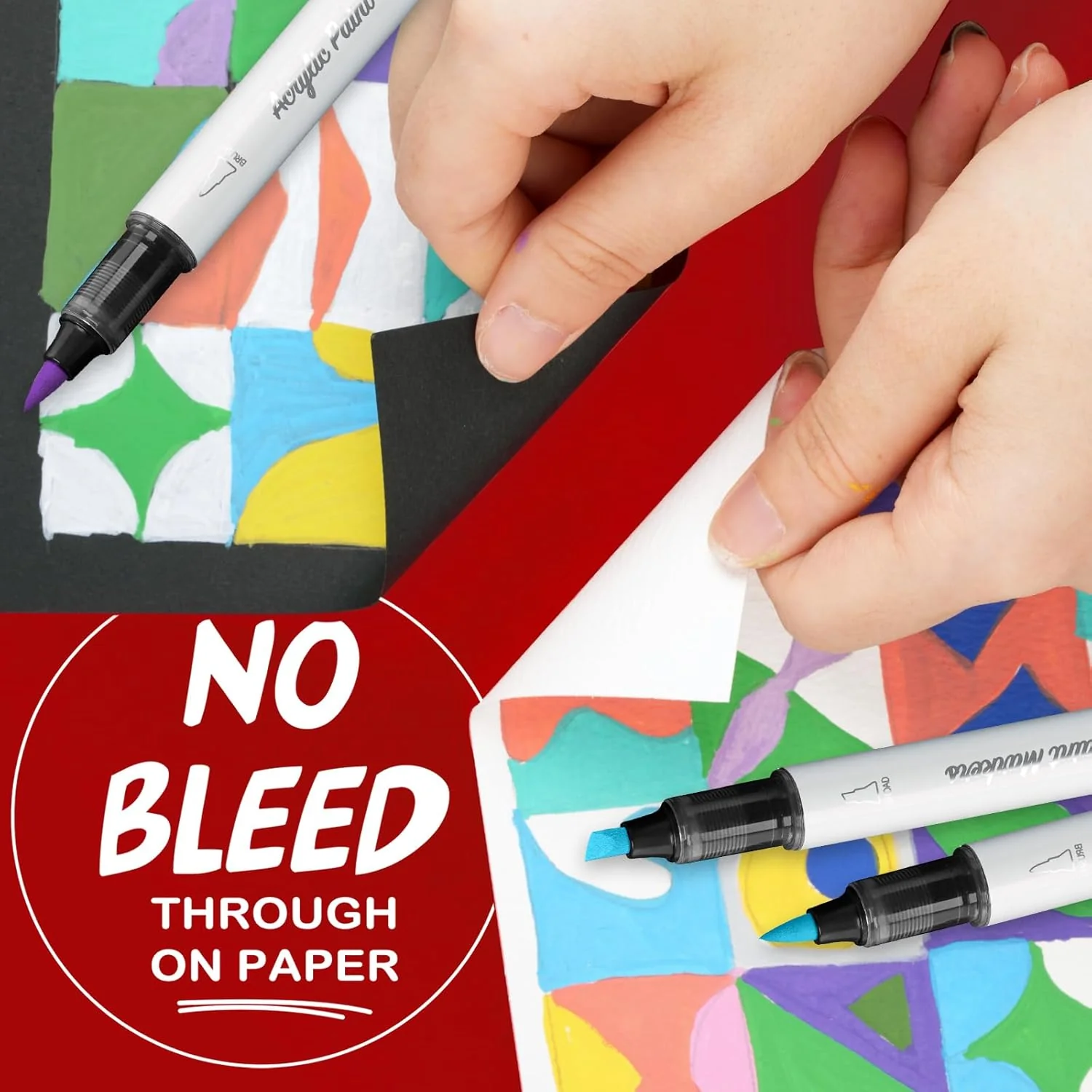 SFAIH Christms Gifts Acrylic Paint Markers, 36 Colors