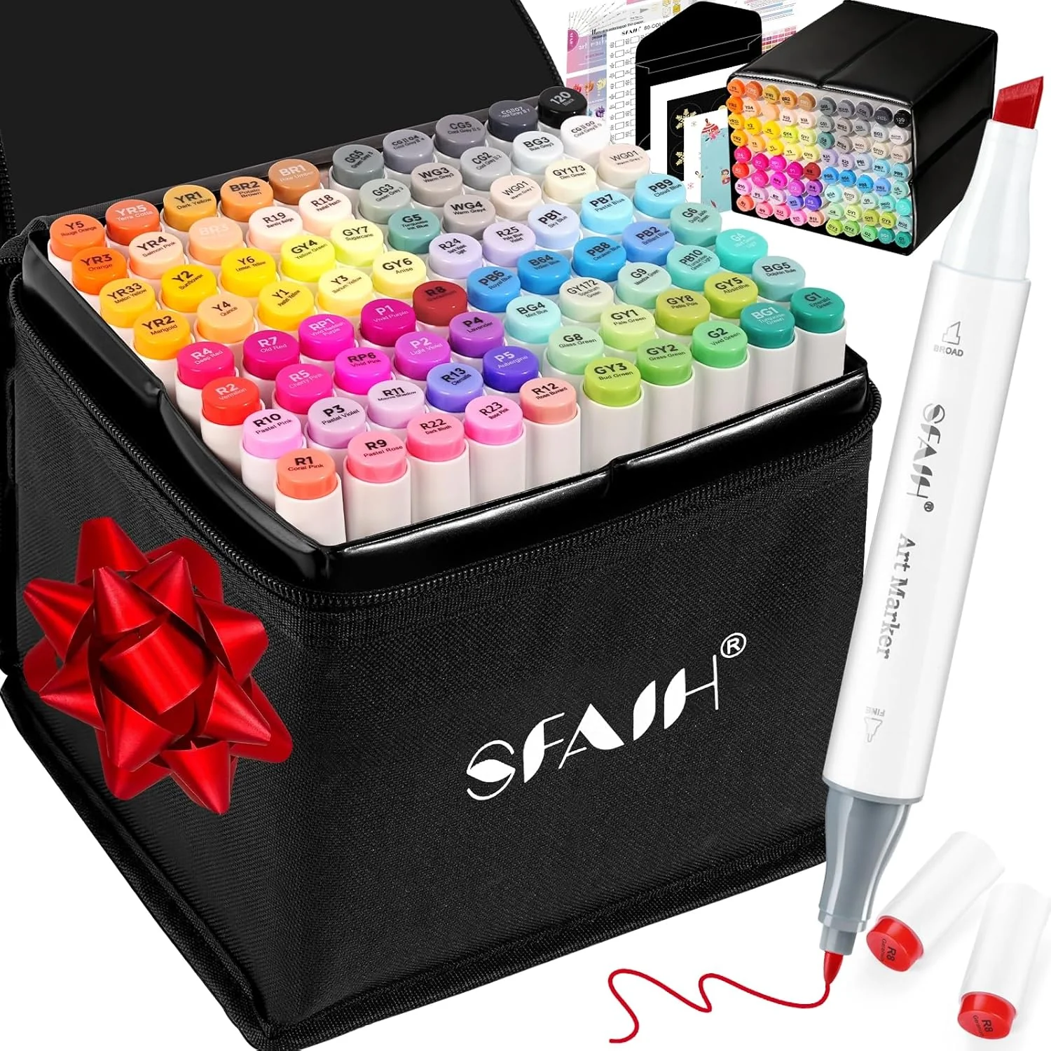 SFAIH Alcohol Markers Chisel & Fine -81 Colors