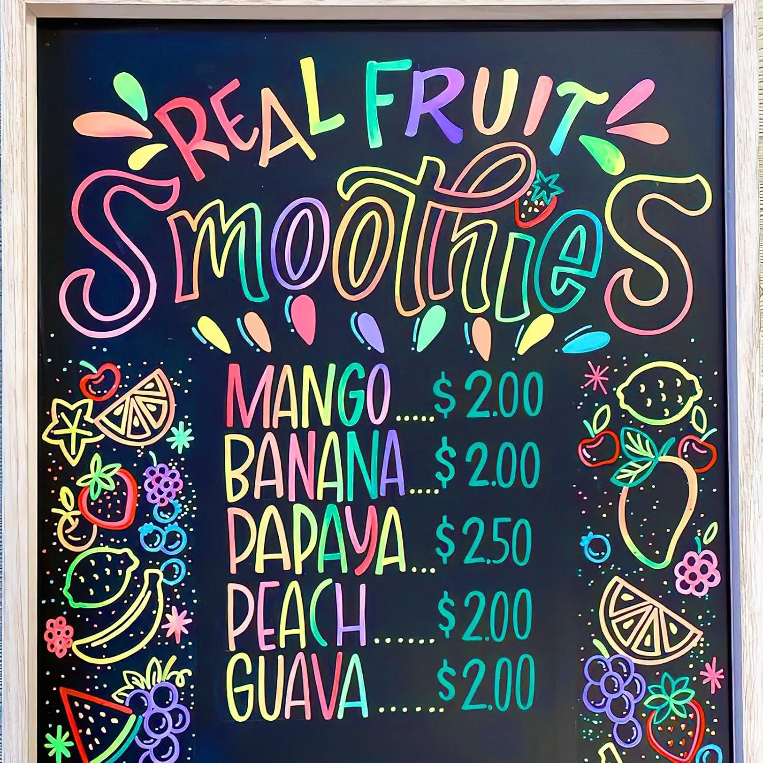 SFAIH 8 Vibrant Liquid Chalk Markers Erasable