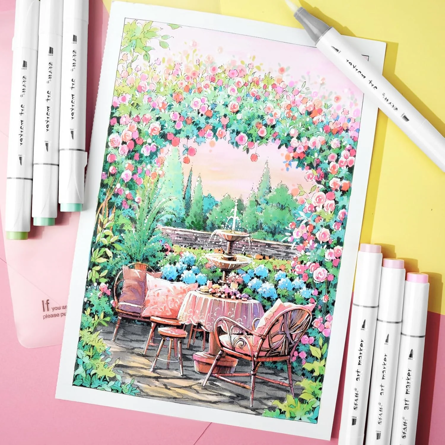 SFAIH Pastel Alcohol Markers Brush & Chisel -101