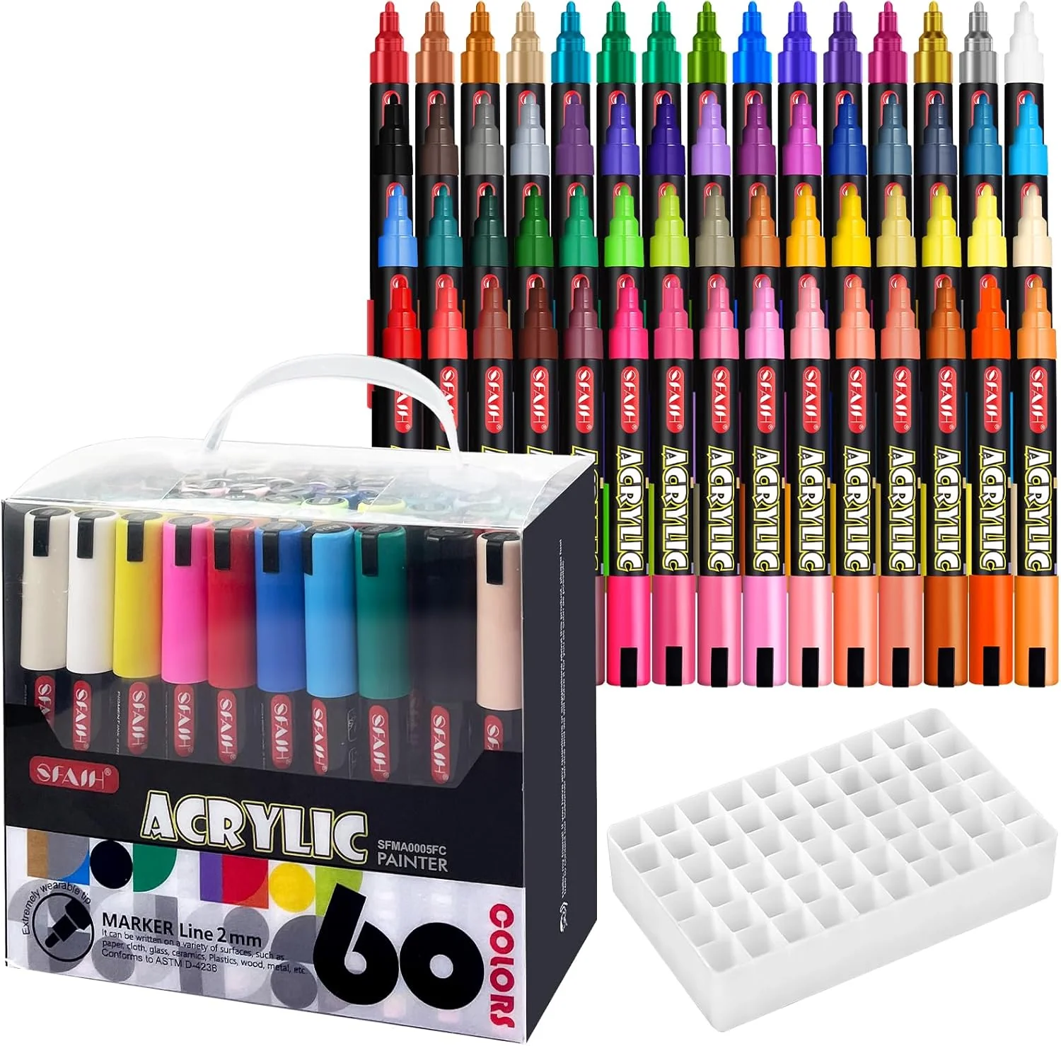 SFAIH Halloween Gifts Acrylic Creative Markers Set of