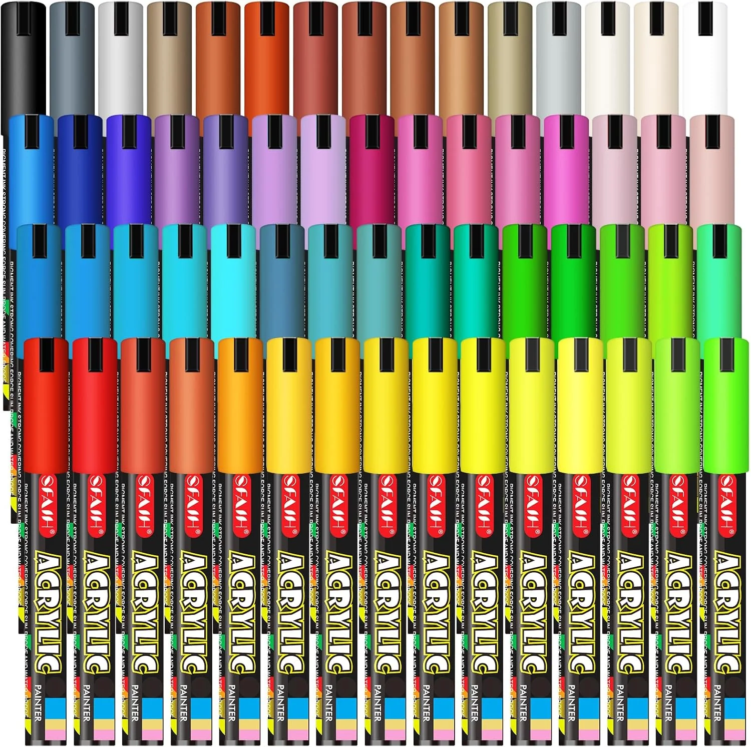 SFAIH Halloween Gifts Acrylic Creative Markers Set of