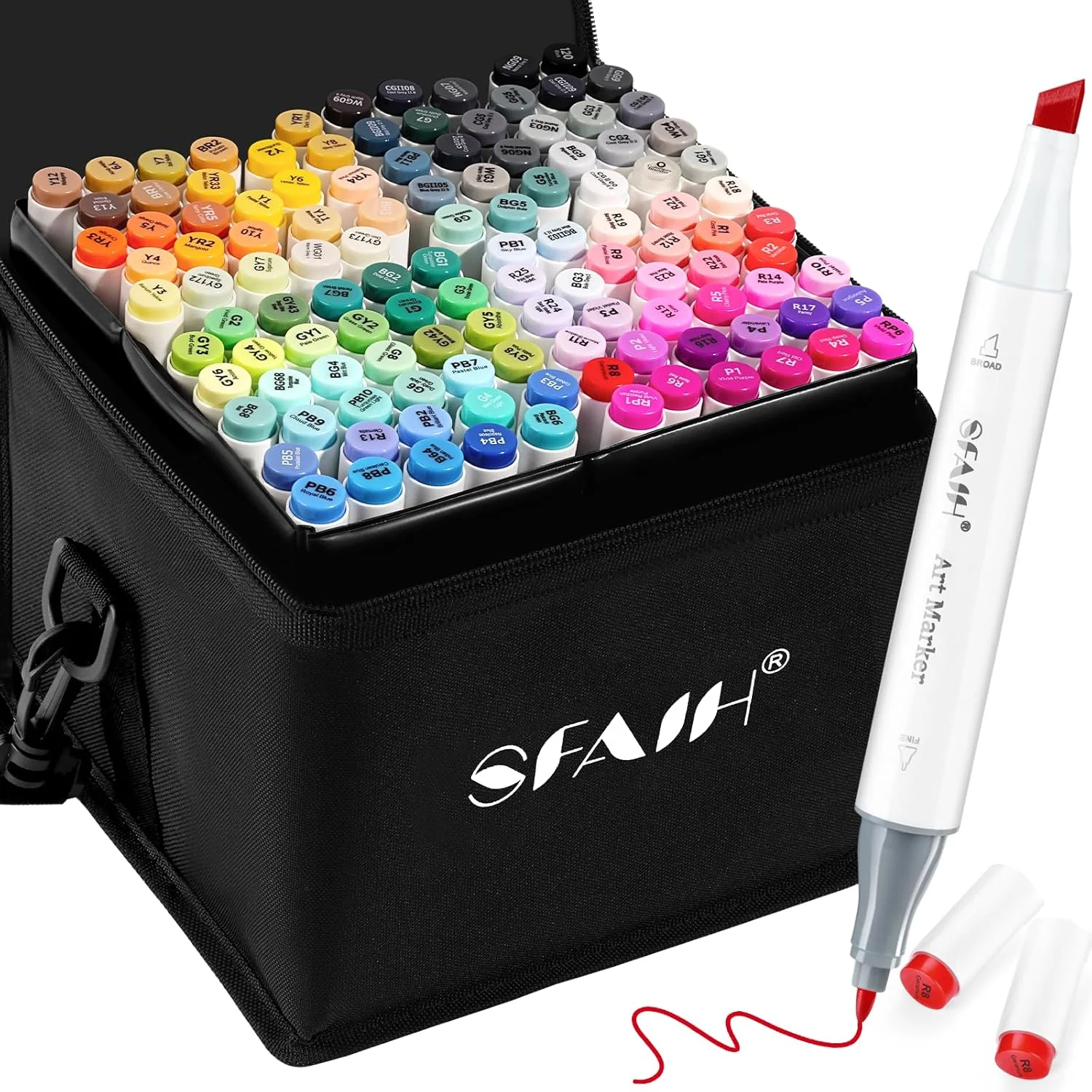 SFAIH Alcohol Markers Chisel & Fine - 121