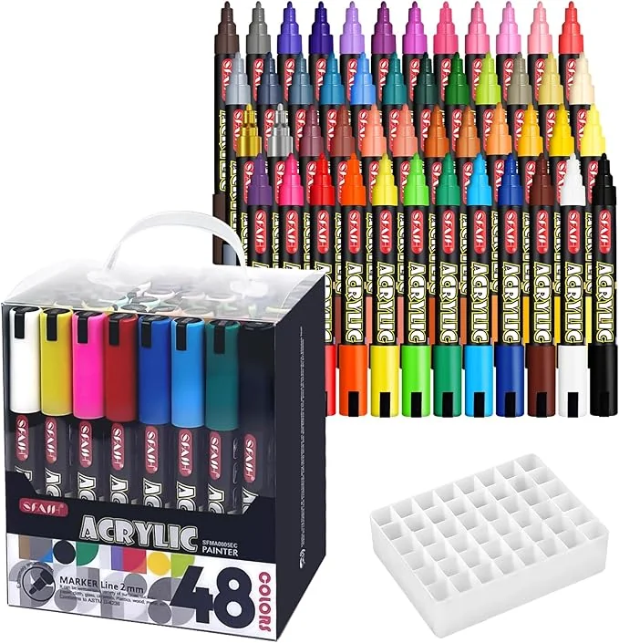 SFAIH Halloween Gifts Acrylic Creative Markers Set of