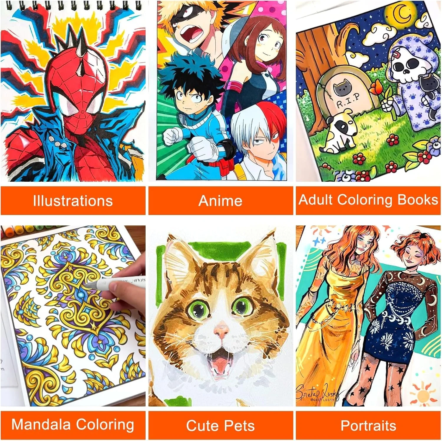 SFAIH Alcohol Markers Fine & Chisel - 169