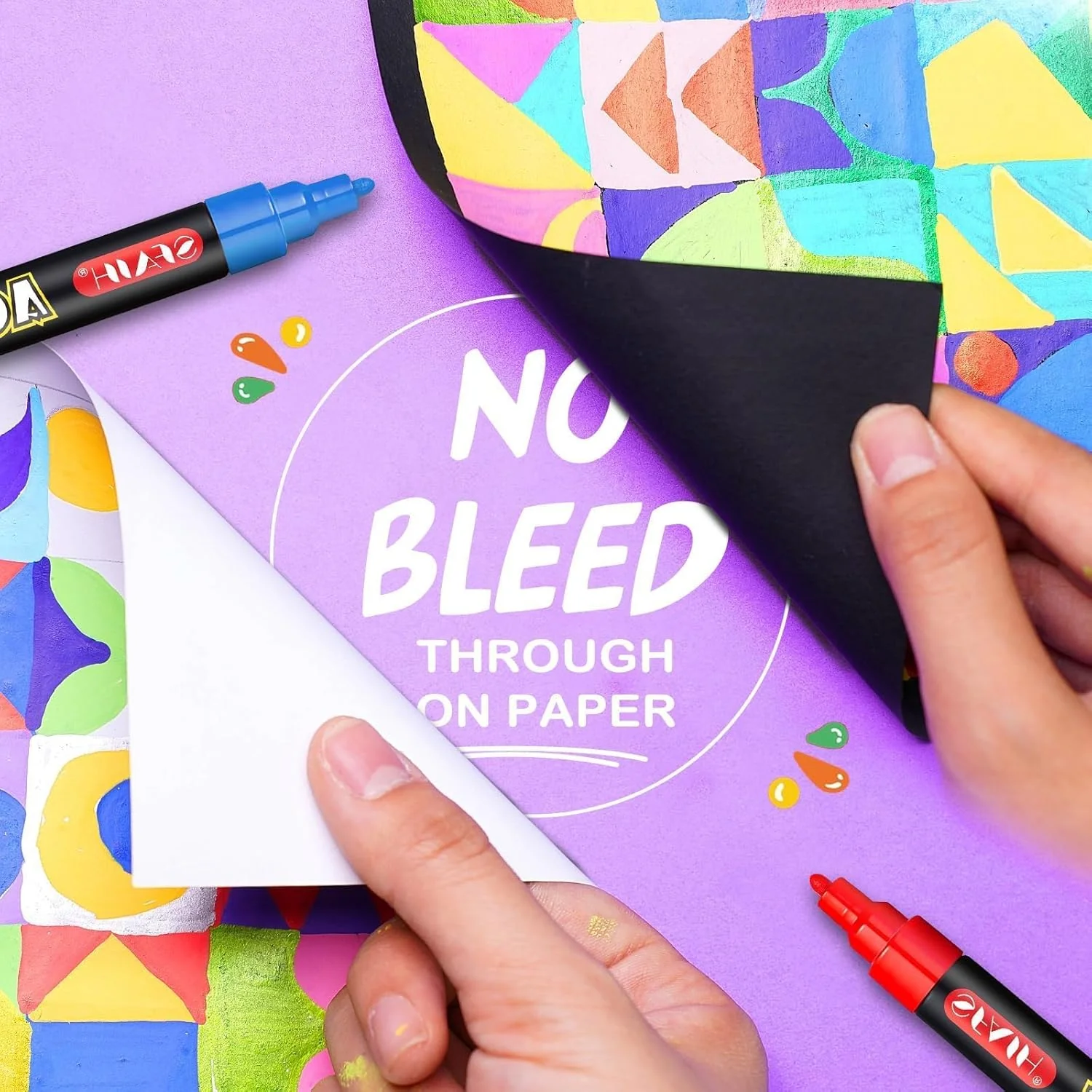 SFAIH Acrylic Creative Markers - 3mm Replaceable Nibs