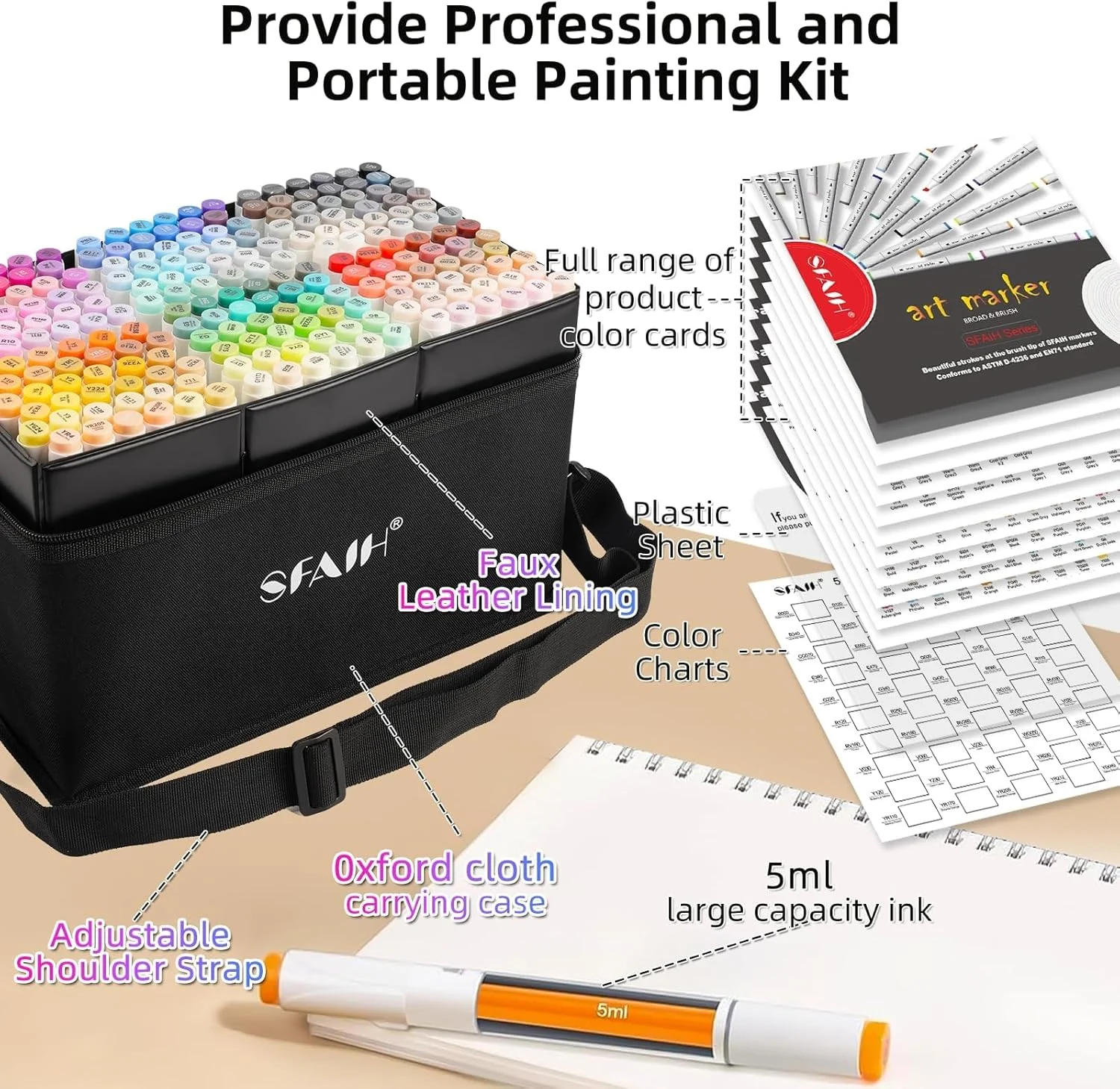 SFAIH Alcohol Markers Brush & Chisel - 216
