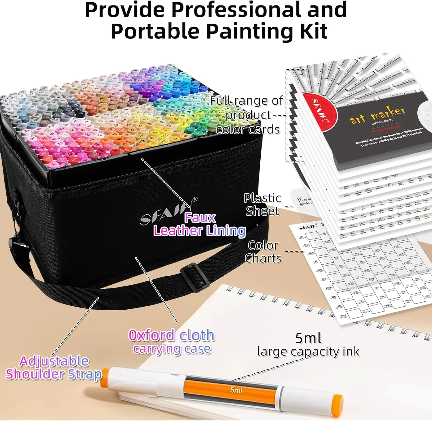 SFAIH Alcohol Markers Brush & Fine Tip 321