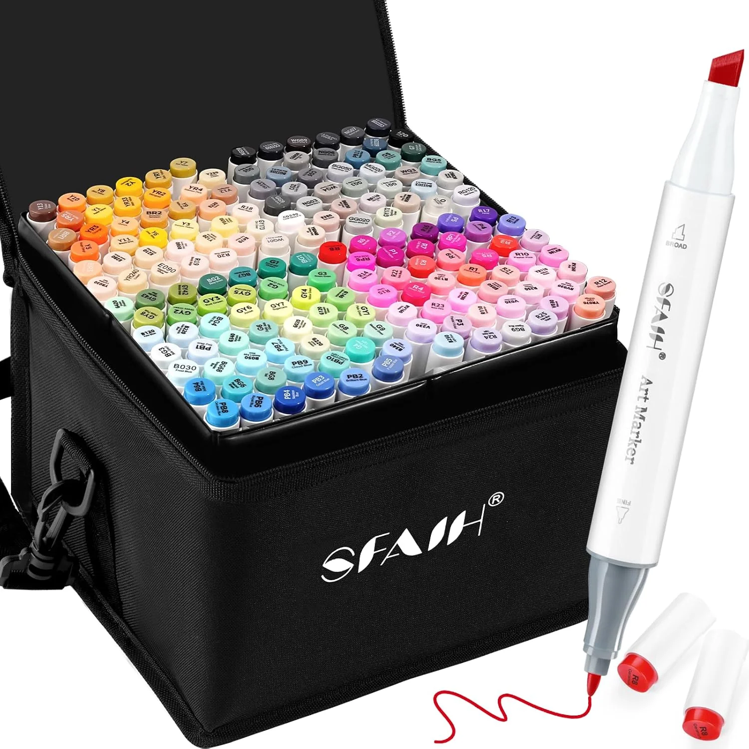 SFAIH Alcohol Markers Fine & Chisel - 169