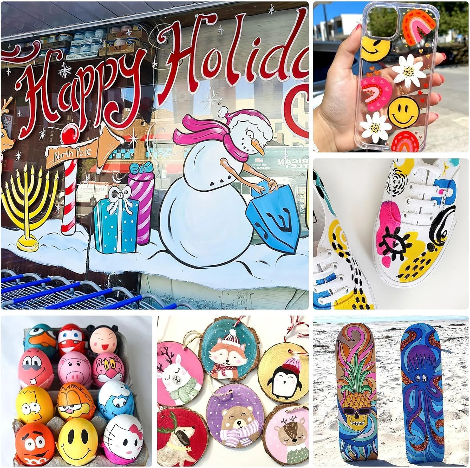 SFAIH Acrylic Creative Markers - 3mm Replaceable Nibs