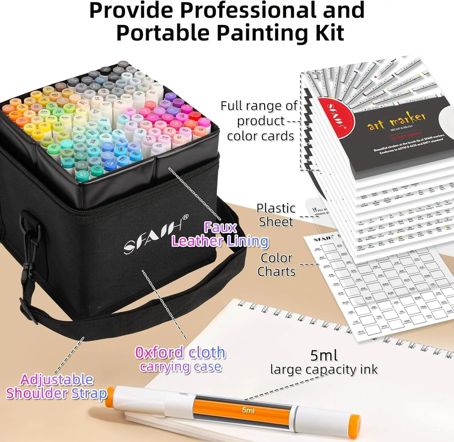 SFAIH Alcohol Markers Brush & Fine - 121